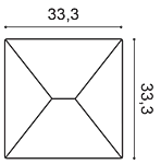 Декоративная панель Orac W106 (33.3x33.3x2.9 см) в Стерлитамаке
