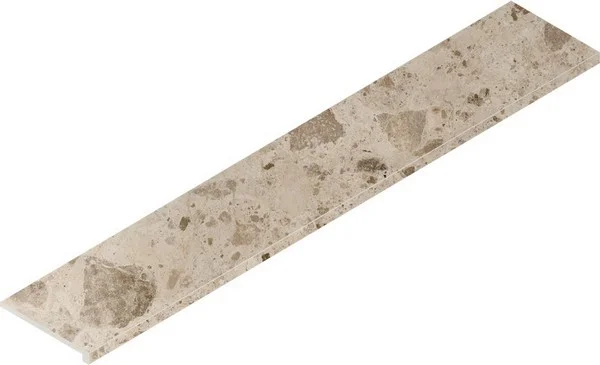Керамогранит Italon Континуум Стоун Беж Ступень угловая правая 33х160 (Натуральная) в Стерлитамаке