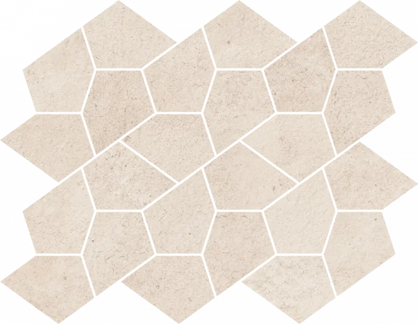Керамогранит Italon Этернум Сноу Мозаика Калейдо 35.6х27.6 (Натуральная) в Стерлитамаке