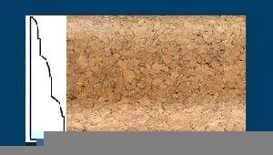 Плинтус пробковый ArtCorkDesing С 105 (Колер 8) 18x45x910 мм в Стерлитамаке
