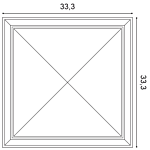 Декоративная панель Orac W123 (33.3x33.3x3.5 см) в Стерлитамаке