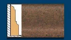 Плинтус пробковый ArtCorkDesing С 103 (Колер 11) 12х65х910 мм в Стерлитамаке