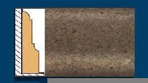 Плинтус пробковый ArtCorkDesing С 103 (Колер 7) 12х65х910 мм в Стерлитамаке