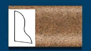 Плинтус пробковый ArtCorkDesing С 102 (Колер 9) 20x40x910 мм в Стерлитамаке