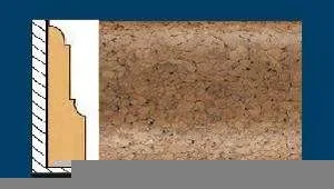 Плинтус пробковый ArtCorkDesing С 103 (Колер 9) 12х65х910 мм в Стерлитамаке