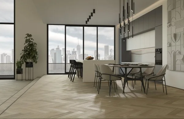 Паркетная доска Quartz Parquet Английская Ёлка Дуб Лимба 33-405 в Стерлитамаке