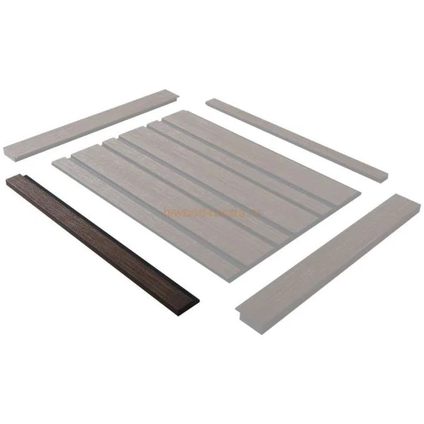 Финишный молдинг LF124A BR396K правый декорированный (42х12х2700мм) в Стерлитамаке