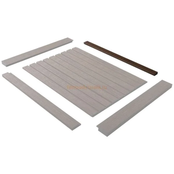 Финишный молдинг LF124B BR396 левый декорированный (31х12х2700мм) в Стерлитамаке