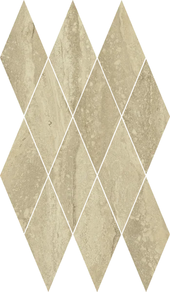 Керамогранит Italon Шарм Эдванс Травертино 28х48 мозаика Даймонд (Люкс) в Стерлитамаке