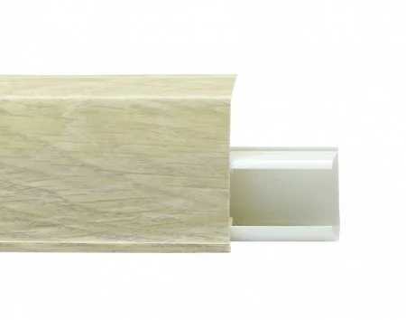 Пластиковый плинтус Royce №508 Серый Опем (55х23х2200мм) в Стерлитамаке