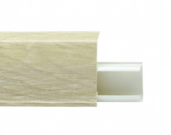 Пластиковый плинтус Royce №508 Серый Опем (55х23х2200мм) в Стерлитамаке