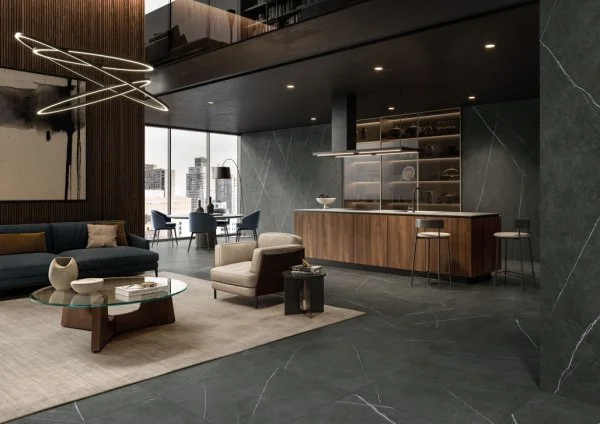 Керамогранит Italon Метрополис Империал Блэк 80х80 (Натуральная и Реттифицированная) в Стерлитамаке