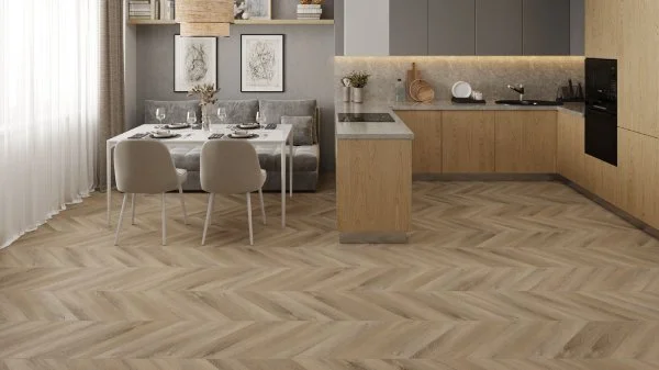 Кварц-виниловая плитка Alpine Floor Chevron Дуб Синистра ECO 20-6 (2,5 мм. 43 класс) в Стерлитамаке