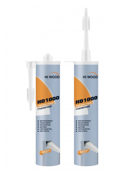 Монтажно-стыковочный клей HiWood HD1000 Белый 280 ml в Стерлитамаке