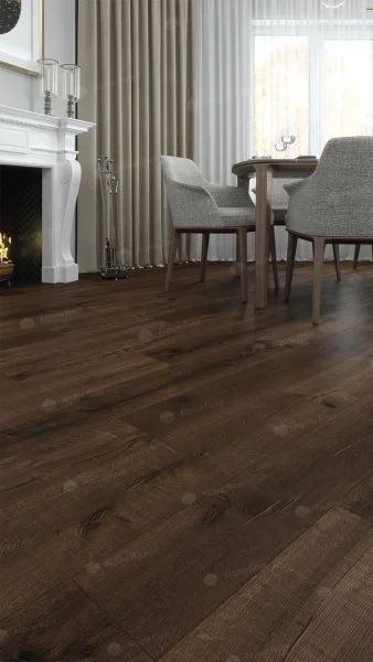 Каменно-полимерная плитка Alpine Floor Real Wood Дуб Мокка ECO 2-2, 6 мм 43 класс в Стерлитамаке