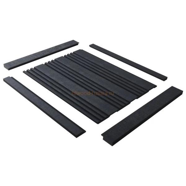 Финишный молдинг LF124B BK114K левый декорированный (31х12х2700мм) в Стерлитамаке