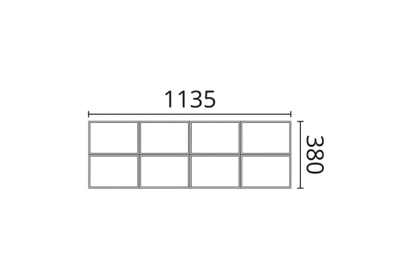 Декоративная панель NMC Arstyl Bump (113.5x38x4.3 см) в Стерлитамаке