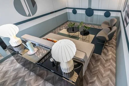 Пробковое покрытие CorkStyle Chevron Silver в Стерлитамаке