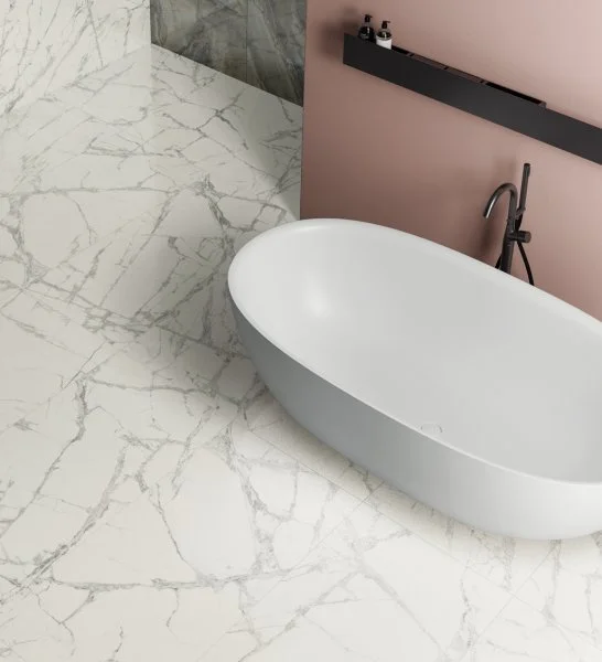 Керамогранит Italon Шарм Делюкс Инвизибл Уайт 60х120 (Паттинированная и реттифицированная) в Стерлитамаке