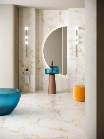 Керамогранит Coliseum Канова Уайт 60х120 (Натуральный и Реттифицированный) в Стерлитамаке