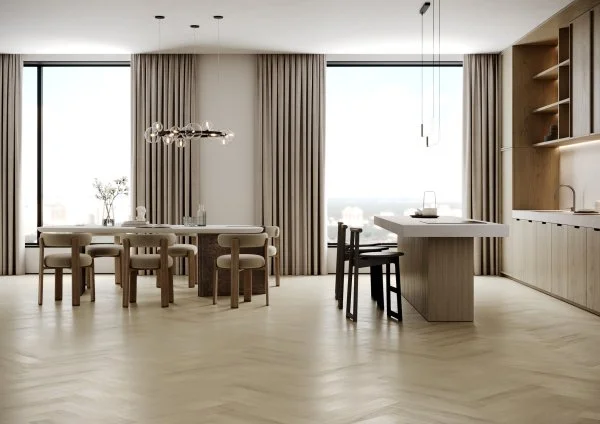 Паркетная доска Quartz Parquet Английская Ёлка Дуб Испанский 33-404 в Стерлитамаке