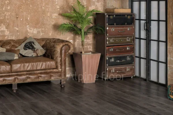 Кварц-виниловая плитка Alpine Floor Premium XL Дуб Торфяной ЕСО 7-11, 8 мм. 43 класс в Стерлитамаке