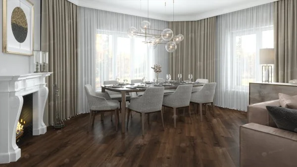 Каменно-полимерная плитка Alpine Floor Real Wood Дуб Мокка ECO 2-2, 6 мм 43 класс в Стерлитамаке