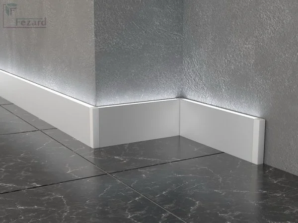 Алюминиевый плинтус Fezard Кабельный ALP-G80-LA Алюминий 80*15*2500 мм в Стерлитамаке