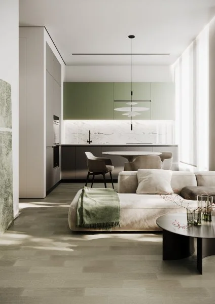 Паркетная доска Quartz Parquet Штучный паркет Дуб Лунный 44-1258-08 в Стерлитамаке