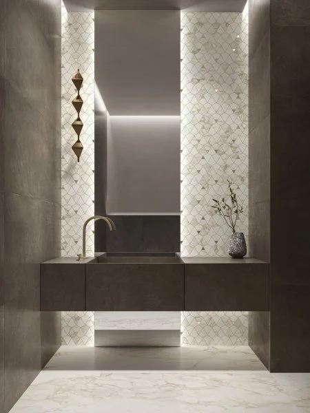 Керамогранит Italon Этернум Каррара Мозаика Вертекс 25.8х30 (Натуральная) в Стерлитамаке