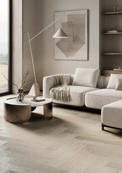 Паркетная доска Quartz Parquet Английская Ёлка Дуб Песочный 33-408 в Стерлитамаке