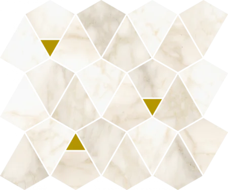 Керамогранит Italon Этернум Каррара Мозаика Вертекс 25.8х30 (Натуральная) в Стерлитамаке