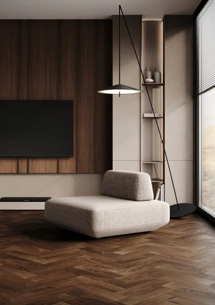 Паркетная доска Quartz Parquet Штучный паркет Орех Американский 44-400-29 в Стерлитамаке