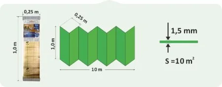 Подложка Солид 1,5мм для LVT ANTI SLIP (10м2) в Стерлитамаке