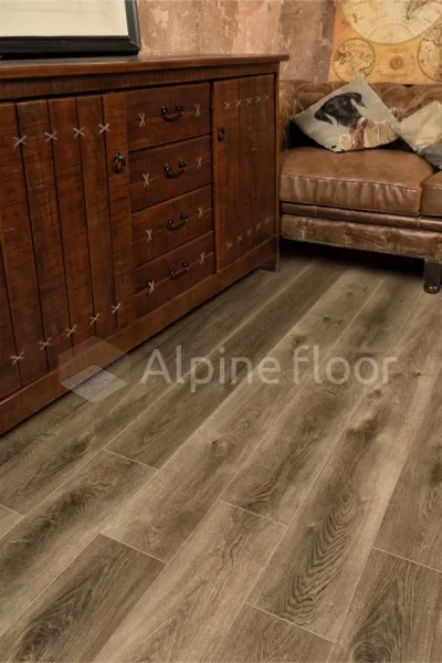 Кварц-виниловая плитка Alpine Floor Premium XL Дуб Коричневый ЕСО 7-9, 8 мм. 43 класс в Стерлитамаке