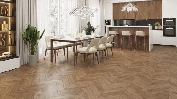 Кварц-виниловая плитка Alpine Floor Chevron Гевуина ECO 20-10 (2,5 мм. 43 класс) в Стерлитамаке
