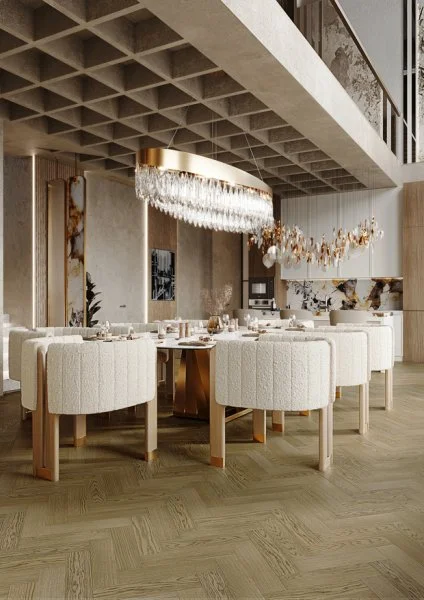 Паркетная доска Quartz Parquet Штучный паркет Дуб Конго 44-1258-54 в Стерлитамаке