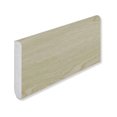 Кварцевый плинтус Fargo 18001-35 Ясень Белый 80х11х2200 мм в Стерлитамаке