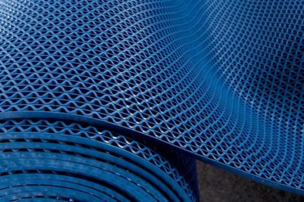 Грязезащитное рулонное покрытие ЗигЗаг Синий 4,5 мм (1,2 м) Китай в Стерлитамаке