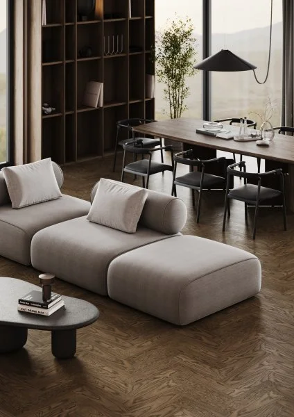 Паркетная доска Quartz Parquet Штучный паркет Дуб Брауни 44-413 в Стерлитамаке