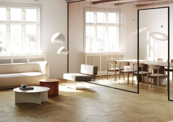 Кварц-виниловая плитка Fargo Herringbone 44-5003-4 Дуб Неаполь в Стерлитамаке