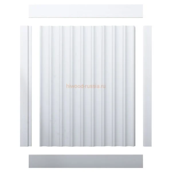 Финишный молдинг LF124A NP правый белый (42х12х2700мм) в Стерлитамаке