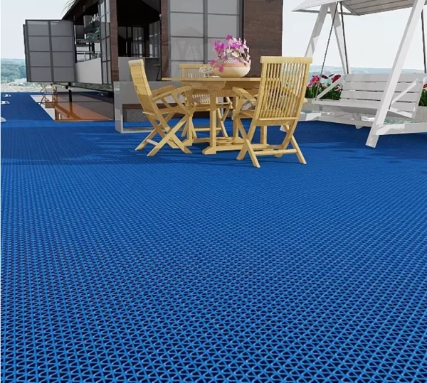 Грязезащитное рулонное покрытие ЗигЗаг Синий 4,5 мм (1,2 м) Китай в Стерлитамаке