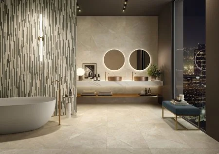 Керамогранит Italon Метрополис Вставка Стрип Ворм 26х75 (Натуральная) в Стерлитамаке