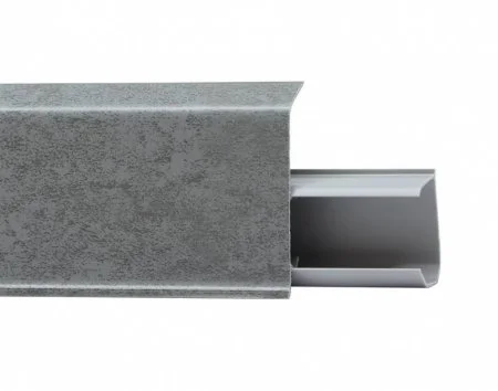 Пластиковый плинтус Royce №551 Грей (55х23х2200мм) в Стерлитамаке