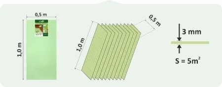 Подложка Солид 3мм листовая (5м2) в Стерлитамаке