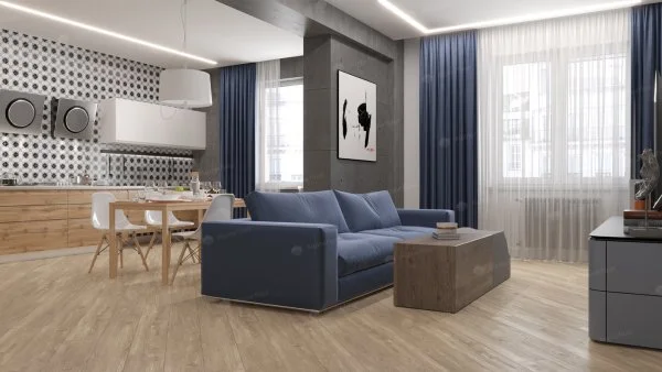 Каменно-полимерная плитка Alpine Floor Sequoia Секвойя Коньячная ECO 6-2, 4мм 43 класс в Стерлитамаке