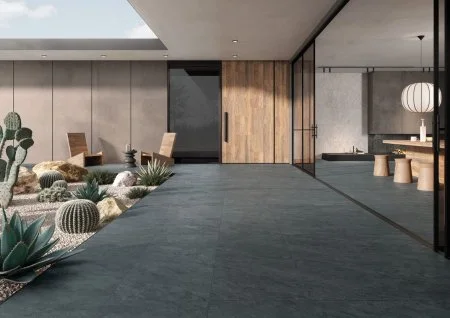 Керамогранит Vitra QuarStone Антрацит 60х60 (Натуральная и Реттифицированная) в Стерлитамаке