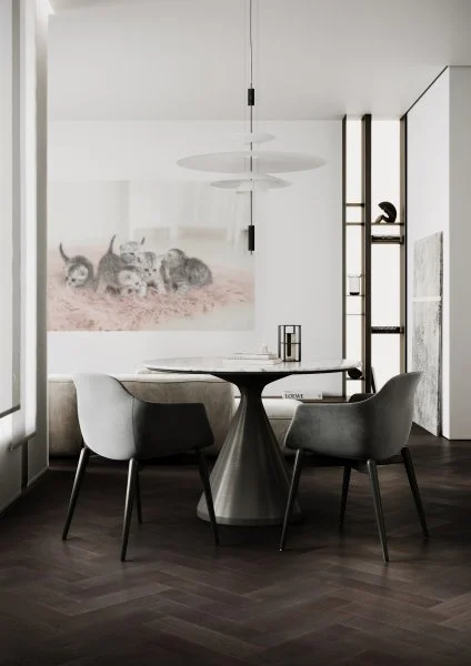 Паркетная доска Quartz Parquet Штучный паркет Дуб Смоляной 44-1258-01 в Стерлитамаке