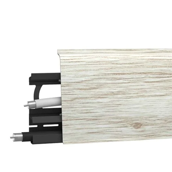 Плинтус пластиковый Arbiton INDO70 135 Дуб Платиновый 2,5 м в Стерлитамаке